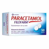 Paracetamol Filofarm 500 mg tabletki, 50 szt.