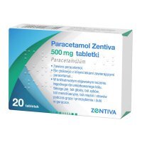 Paracetamol Zentiva 500 mg 20 tabletek