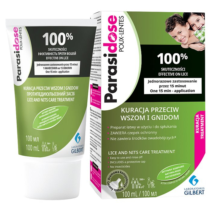 Parasidose Kuracja przeciw wszom i gnidom 100 ml