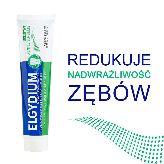 Elgydium pasta do zębów Sensitive, 75 ml