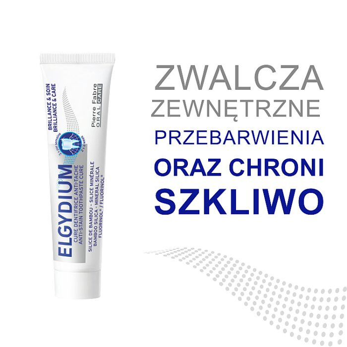 Elgydium pasta Brillance & Care przebarwienia, 30 ml