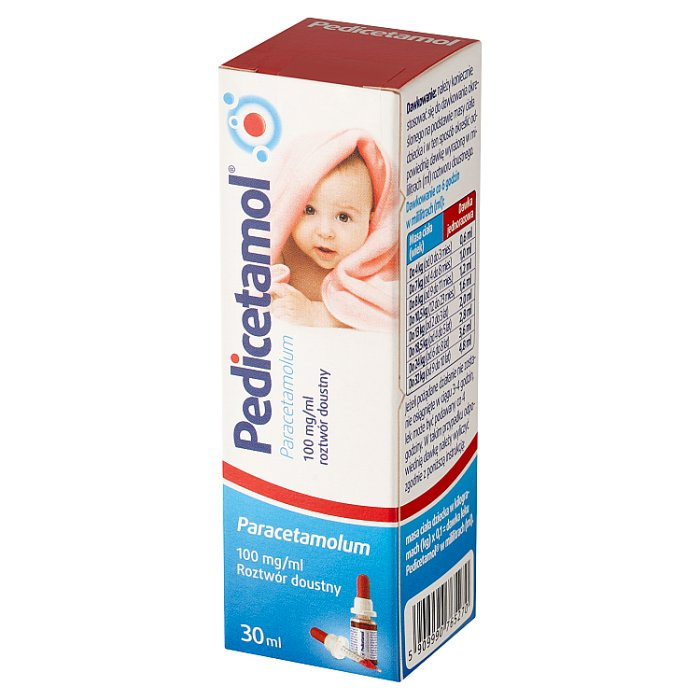 Pedicetamol roztwór 30 ml / Gorączka u dzieci