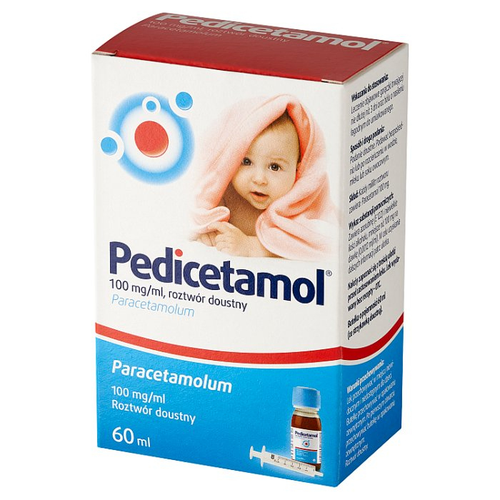 Pedicetamol roztwór 60 ml / Gorączka u dzieci