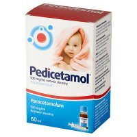 Pedicetamol roztwór 60 ml / Gorączka u dzieci