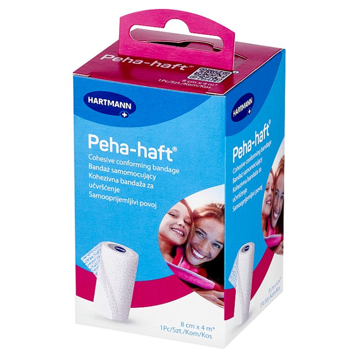 Peha-haft bandaż samomocujący 8 cm x 4 m, 1 szt.