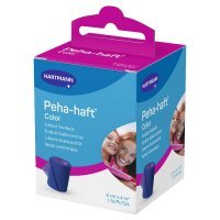 Peha-haft Color Blue Opaska podtrzymująca 6 cm x 4 m