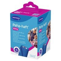 Peha-haft easy bandaż 8 cm x 4 m niebieski, 1 szt.