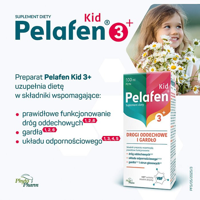 Pelafen Kid 3+ syrop, 100 ml