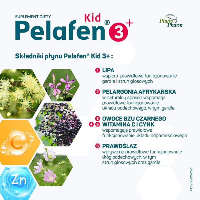 Pelafen Kid 3+ syrop, 100 ml