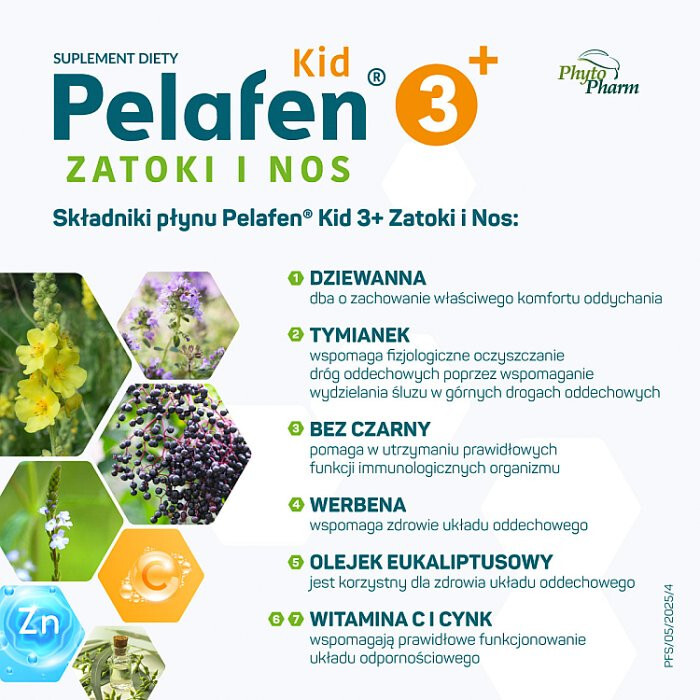 Pelafen Kid 3+ Zatoki i nos syrop 100 ml