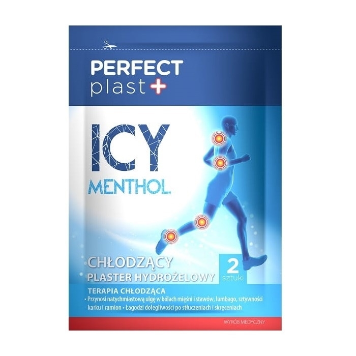 Perfect Plast Icy Menthol Chłodzący plaster hydrożelowy 2 szt.