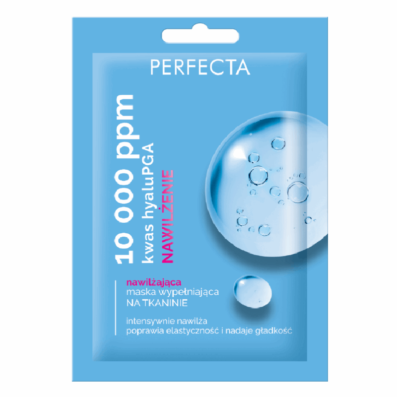 Perfecta 10 000 ppm Nawilżająca maska wypełniająca do twarzy na tkaninie, 20 ml