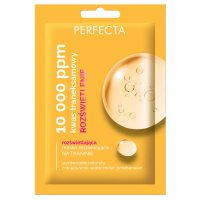 Perfecta 10000 ppm Rozświetlająca maska rozjaśniająca do twarzy na tkaninie, 20 ml