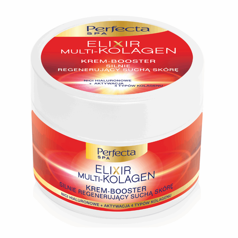 Perfecta Eliksir Mutlikolagen Krem-booster silnie regenerujący suchą skórę, 225 ml