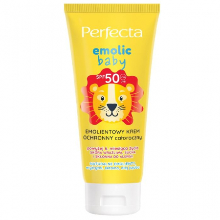 Perfecta Emolic Baby krem ochronny SPF50 całoroczny dla niemowląt, 50 ml
