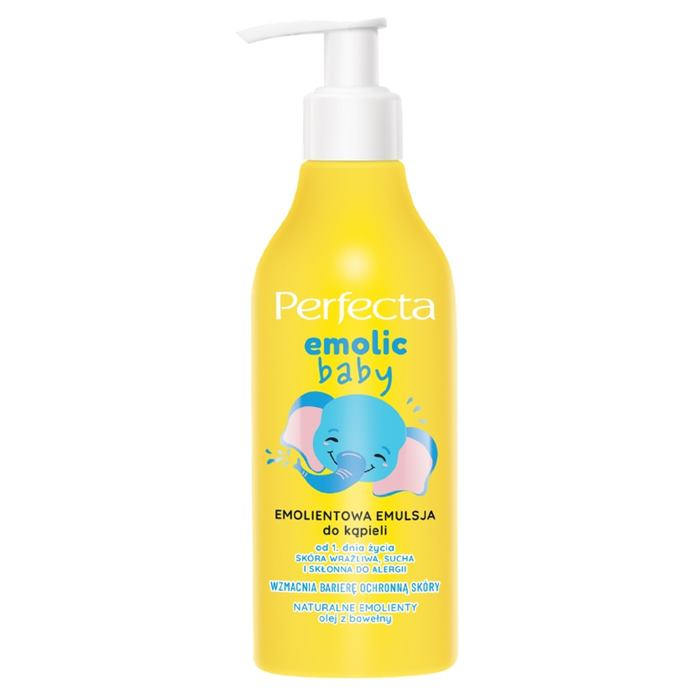 Perfecta Emolient Baby emulsja do kąpieli dla dzieci od 1. dnia, 240 ml