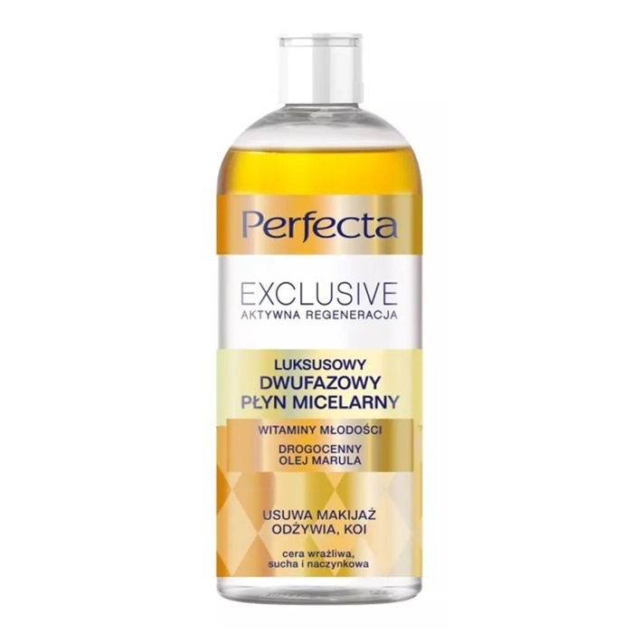 Perfecta Exclusive dwufazowy płyn micelarny do demakijażu, 400 ml