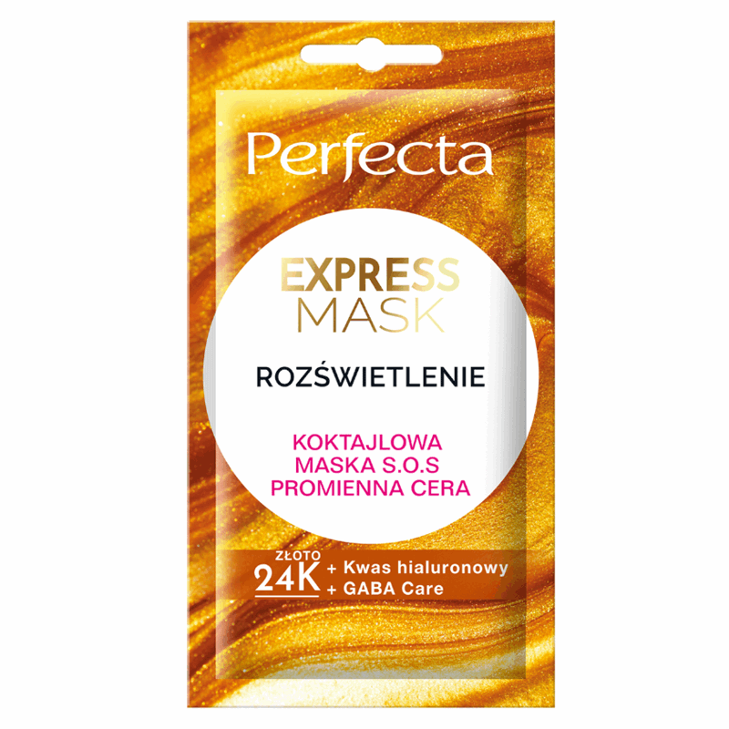 Perfecta Express Mask Koktajlowa maska rozświetlająca S.O.S., 8 ml