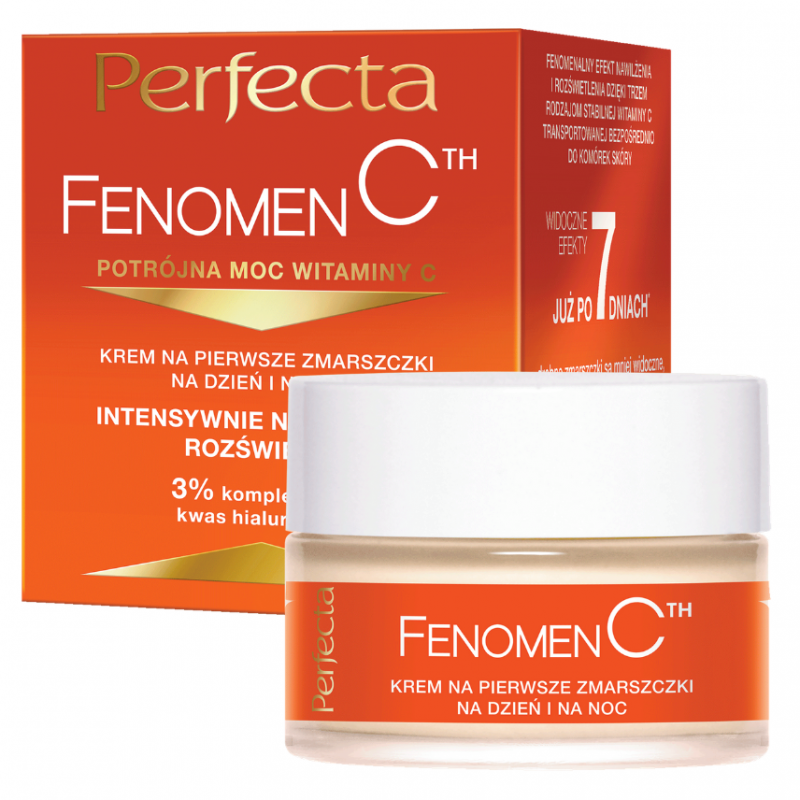 Perfecta Fenomen C Krem do twarzy na pierwsze zmarszczki na dzień i na noc, 50 ml