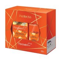 Perfecta Fenomen C Zestaw 50+ krem na dzień i na noc, 50 ml + krem pod oczy i na powieki, 15 ml