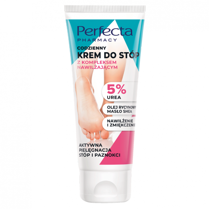 Perfecta Pharmacy Krem do stóp z kompleksem nawilżającym 5% urea, 80 ml