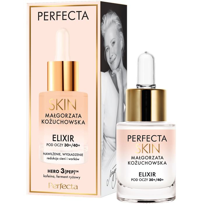 Perfecta Skin Małgorzata Kożuchowska Eliksir pod oczy i na powieki 30+/40+, 15 ml