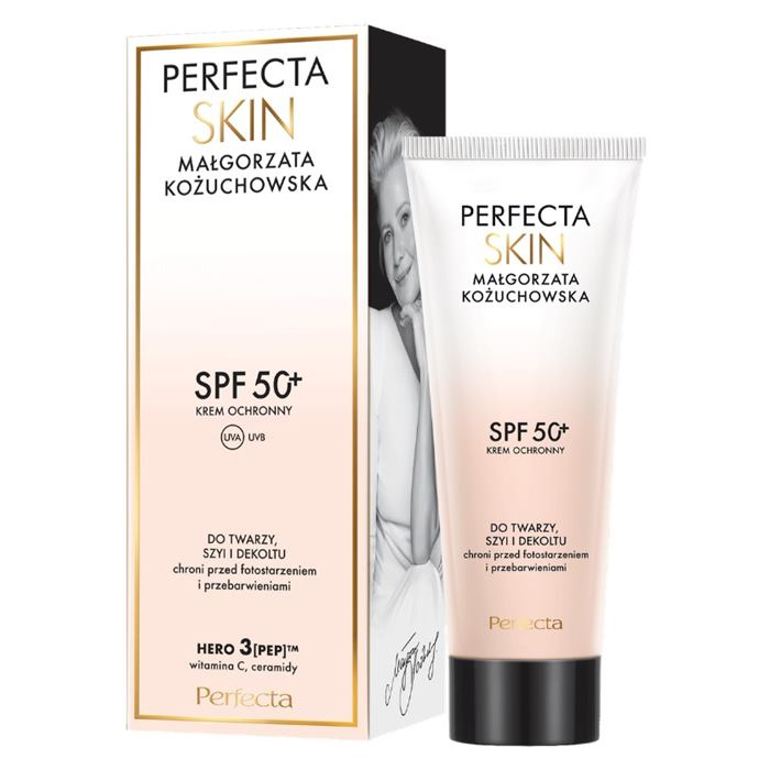 Perfecta Skin Małgorzata Kożuchowska Krem ochronny SPF50+, 50 ml