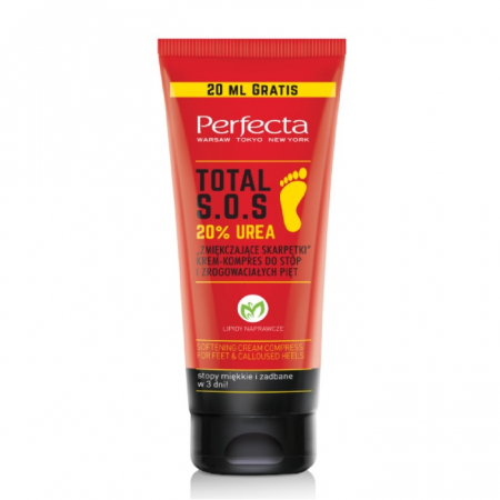 Perfecta Total S.O.S. Krem-kompres do stóp i zrogowaciałych pięt, 120ml