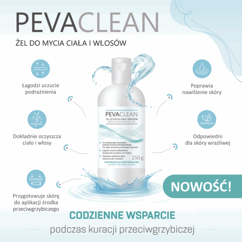 Pevaclean Żel do mycia ciała i włosów, 250 g