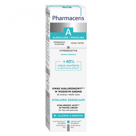 Pharmaceris A Hyaluro-Sensilium Kwas Hialuronowy di-6 w wodnym kremie do twarzy, 40 ml