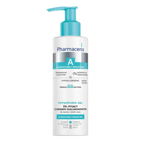 Pharmaceris A Physiopuric-Gel Nawilżający fizjologiczny żel do mycia twarzy 190 ml