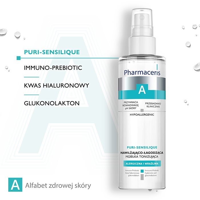 PHARMACERIS A Puri-Sensilique Nawilżająco-łagodzący tonik-mgiełka 200 ml