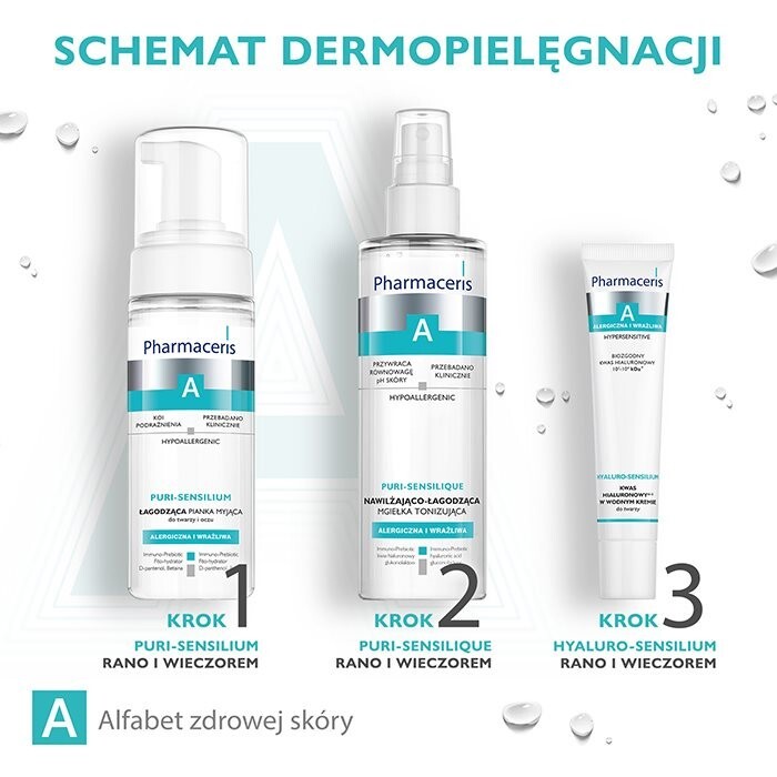 Pharmaceris A Puri-Sensilium łagodząca pianka myjąca, 150 ml