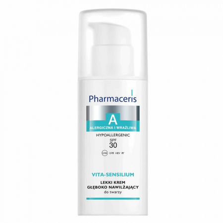 Pharmaceris A Vita-Sensilium lekki krem głęboko nawilżający do twarzy SPF 30, 50 ml