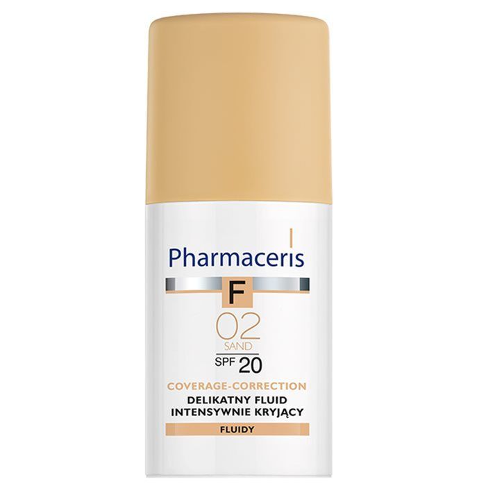 Pharmaceris F Delikatny fluid intensywnie kryjący SPF20 02 Sand 30 ml