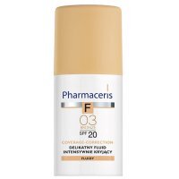 Pharmaceris F Delikatny fluid intensywnie kryjący SPF20 03 Bronze 30 ml