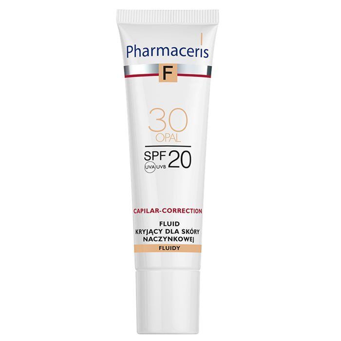 PHARMACERIS F Fluid kryjący dla skóry naczynkowej SPF20 30 Opal 30 ml