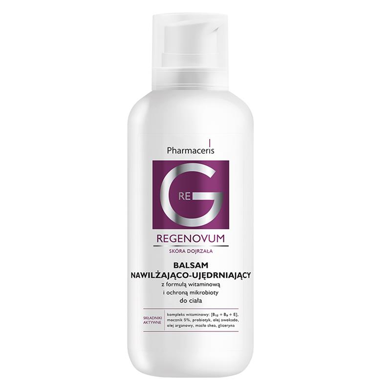 Pharmaceris G Regenovum Balsam nawilżająco-ujędrniający do ciała z formułą witaminową i ochroną mikrobioty, 400 ml
