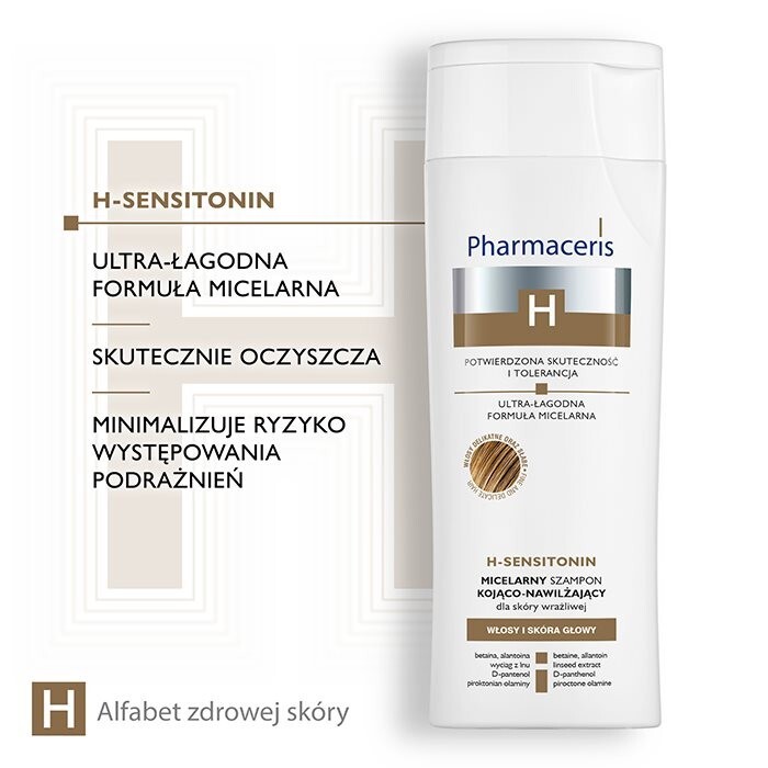 Pharmaceris H Sensitonin micelarny szampon kojąco-nawilżający, 250 ml