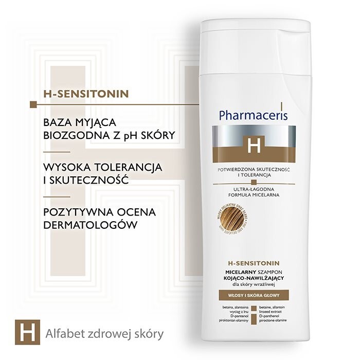 Pharmaceris H Sensitonin micelarny szampon kojąco-nawilżający, 250 ml