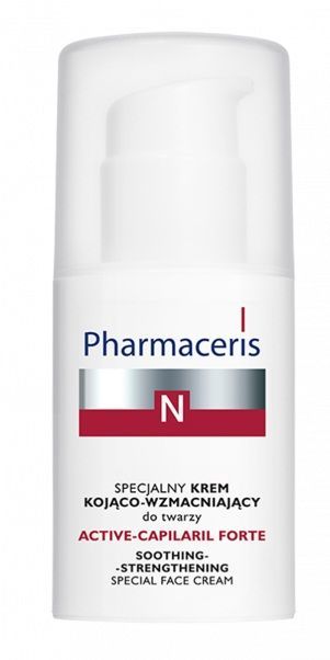 Pharmaceris N Active-Capilaril forte Specjalny krem kojąco-wzmacniający do twarzy, 30 ml