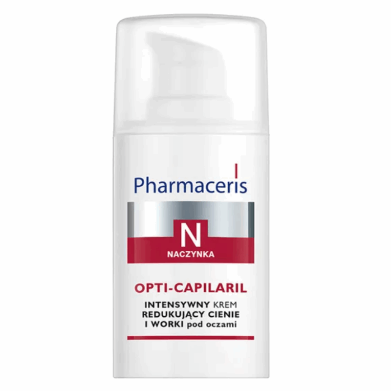 Pharmaceris N Opti-Capilaril Intensywny krem redukujący cienie i worki pod oczami, 15 ml