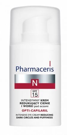 Pharmaceris N Opti-Capilaril INTENSYWNY KREM REDUKUJĄCY CIENIE I WORKI pod oczami SPF15 15 ml