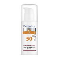 Pharmaceris S krem ochronny SPF50+ na cerę naczynkową i trądzik różowaty, 50 ml