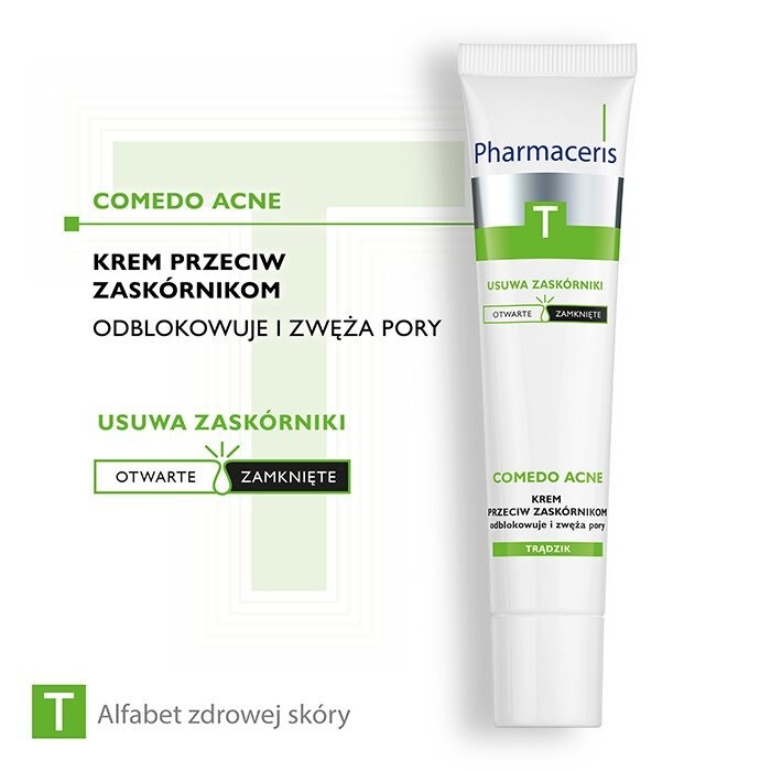 Pharmaceris T krem do skóry trądzikowej przeciw zaskórnikom, 40 ml