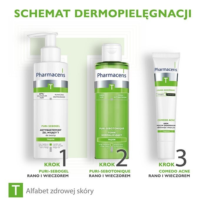 Pharmaceris T krem do skóry trądzikowej przeciw zaskórnikom, 40 ml
