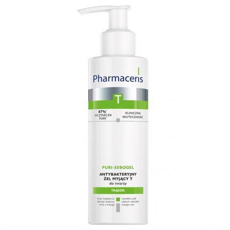 Pharmaceris T Puri-Sebogel ANTYBAKTERYJNY ŻEL MYJĄCY T do twarzy 190 ml