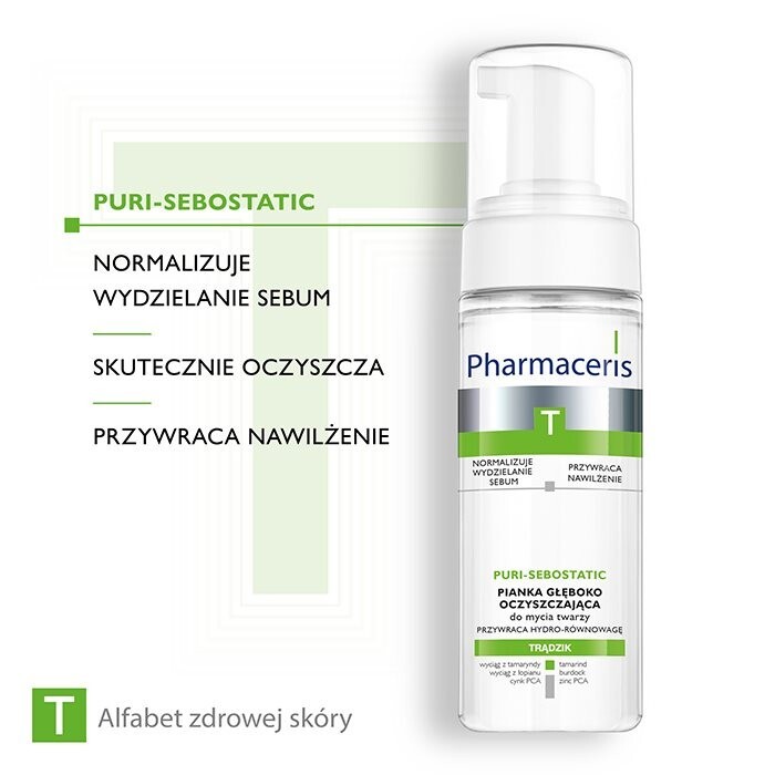 Pharmaceris T puri-sebostatic pianka, 150 ml