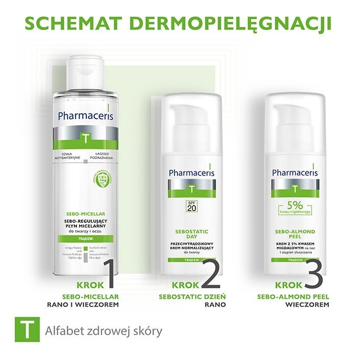 Pharmaceris T Sebo-Micellar płyn micelarny do twarzy i oczu 200 ml