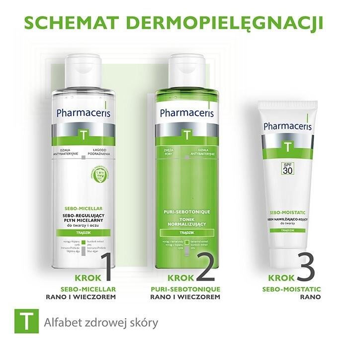 Pharmaceris T Sebo-Moistatic krem nawilżająco-kojacy SPF 30, 50 ml